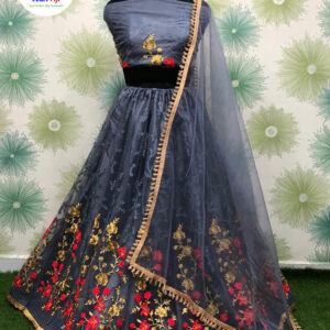 Heavy Netting Lehenga 3