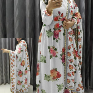 Pearl Flowery Gown