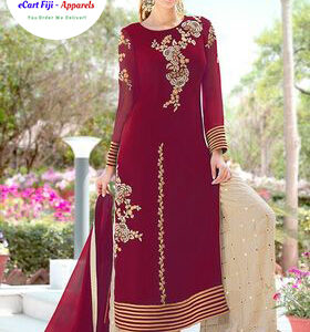 Georgette Straight Suit