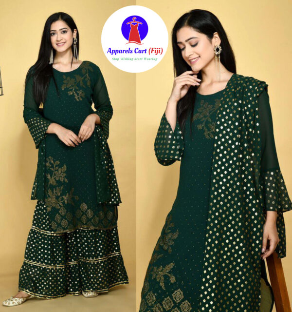 Georgette Sharara Suit - Image 5